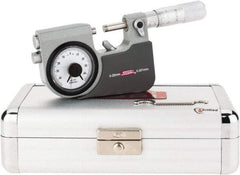 SPI - 0 to 25mm Range, 0.001mm Graduation, Mechanical Indicating Micrometer - Accurate to 0.002mm, Carbide Measuring Face - Industrial Tool & Supply