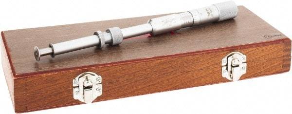SPI - 1.05 to " Inside Range, 1 to 2" Outside Range, Mechanical Groove Micrometer - 0.001" Graduation, 0.0010" Accuracy, 0.52" Measuring Disc Diam, 0.03" Disc Edge Thickness - Industrial Tool & Supply