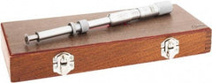 SPI - 1.05 to " Inside Range, 1 to 2" Outside Range, Mechanical Groove Micrometer - 0.001" Graduation, 0.0010" Accuracy, 0.52" Measuring Disc Diam, 0.03" Disc Edge Thickness - Industrial Tool & Supply