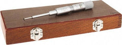 SPI - 0.06 to " Inside Range, 0 to 1" Outside Range, Mechanical Groove Micrometer - 0.001" Graduation, 0.0010" Accuracy, 0.26" Measuring Disc Diam, 0.03" Disc Edge Thickness - Industrial Tool & Supply