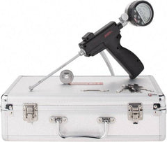 SPI - 0.35 to 0.425", 2" Deep, Pistol Grip Electronic Bore Gage - Up to 0.00016" Accuracy, 0.0001" Resolution, Includes Indicator - Industrial Tool & Supply