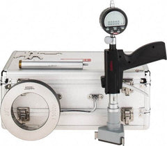 SPI - 3 to 3-1/2", 4.48" Deep, Pistol Grip Electronic Bore Gage - Up to 0.0002" Accuracy, 0.0001" Resolution, Includes Indicator - Industrial Tool & Supply