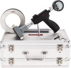 SPI - 3.5 to 4", 4.48" Deep, Pistol Grip Electronic Bore Gage - Up to 0.0002" Accuracy, 0.0001" Resolution, Includes Indicator - Industrial Tool & Supply