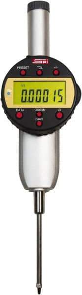 SPI - 0 to 2" Range, 0.00005" Graduation, Electronic Drop Inidicator - 0.0002" Accuracy - Industrial Tool & Supply