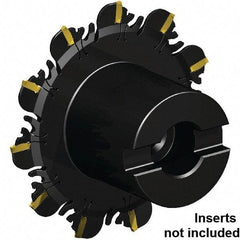Kennametal - Shell Mount Connection, 0.047" Cutting Width, 3/8" Depth of Cut, 4" Cutter Diam, 1" Hole DIam, 11 Tooth Indexable Slotting Cutter - 1" Shank Diam, FDA Toolholder, XCP12... Insert, Right Hand Cutting Direction - Industrial Tool & Supply