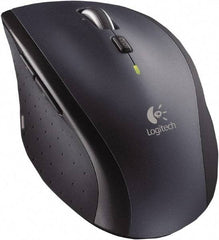 Logitech - Black Wireless Mouse - Use with Mac OS X 10.4 & Later,Windows XP, Vista, 7, 8 - Industrial Tool & Supply