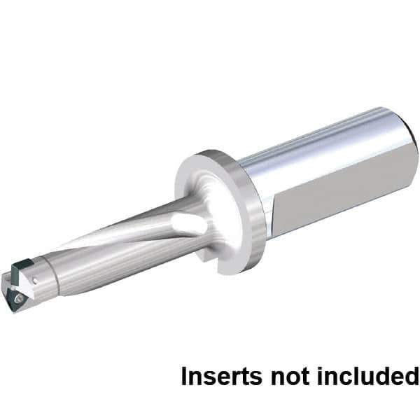 Kennametal - 42mm Max Drill Depth, 3xD, 14mm Diam, Indexable Insert Drill - 2 Inserts, 20mm Shank Diam, Straight Shank - Industrial Tool & Supply