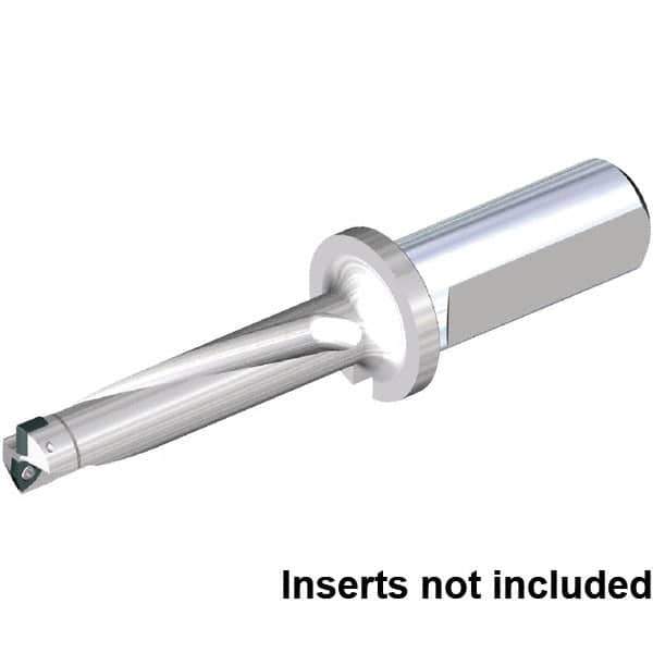 Kennametal - 152mm Max Drill Depth, 4xD, 38mm Diam, Indexable Insert Drill - 2 Inserts, 40mm Shank Diam, Straight Shank - Industrial Tool & Supply