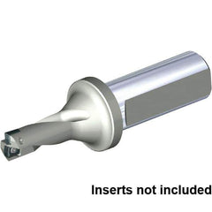 Kennametal - 28mm Max Drill Depth, 2xD, 14mm Diam, Indexable Insert Drill - 2 Inserts, 20mm Shank Diam, Straight Shank - Industrial Tool & Supply