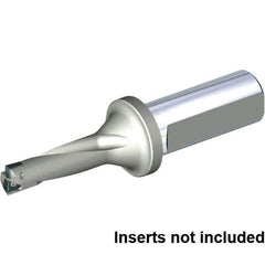 Kennametal - 48mm Max Drill Depth, 3xD, 16mm Diam, Indexable Insert Drill - 2 Inserts, 20mm Shank Diam, Straight Shank - Industrial Tool & Supply