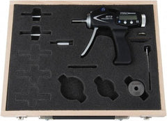 Fowler - 6 to 10mm, 58mm Deep, Pistol Grip Electronic Bore Gage - Up to 0.004mm Accuracy, 0.001mm Resolution, Data Output - Industrial Tool & Supply