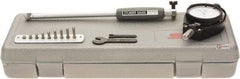 SPI - 10 Anvil, 0.7 to 1-1/2" Dial Bore Gage - 0.0001" Graduation, 6" Gage Depth, Accurate to 0.0003", Carbide Ball - Industrial Tool & Supply