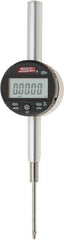 SPI - 0 to 2" Range, 0.00005" Graduation, Electronic Drop Indicator - Flat & Lug Back, Accurate to 0.0012", Inch & Metric System, Digital Display - Industrial Tool & Supply