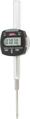 SPI - 0 to 2" Range, 0.0005" Graduation, Electronic Drop Indicator - Flat & Lug Back, Accurate to 0.0012", Inch & Metric System, Digital Display - Industrial Tool & Supply