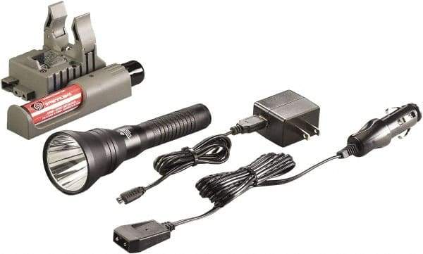 Streamlight - White LED Bulb, 615 Lumens, Industrial/Tactical Flashlight - Black Aluminum Body, 1 3.75V Lithium-Ion Battery Included - Industrial Tool & Supply