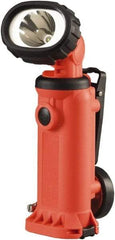 Streamlight - White LED Bulb, 150 Lumens, Industrial/Tactical Flashlight - Orange Plastic Body, 1 4.8 V\xB6Sub-C NiCad Battery Included - Industrial Tool & Supply