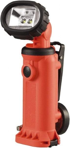 Streamlight - White LED Bulb, 163 Lumens, Industrial/Tactical Flashlight - Orange Plastic Body, 1 4.8 V\xB6Sub-C NiCad Battery Included - Industrial Tool & Supply