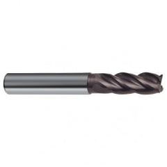 3.5mm Dia. - 57mm OAL - 4 FL Variable Helix Nano-A Carbide End Mill - Industrial Tool & Supply