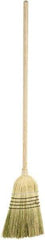 Harper Brush - 55" OAL Corn Blend Bristle Broom - 39" Long Wood Handle, 16" Bristle Length, 12" Wide - Industrial Tool & Supply