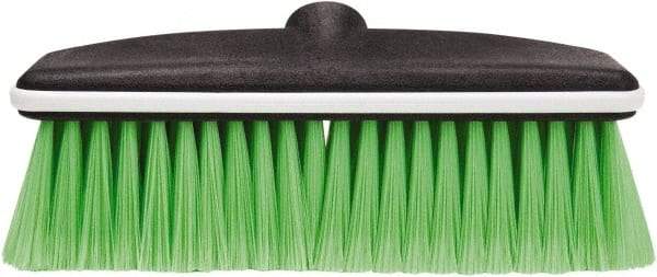 Harper Brush - 10" OAL, Vehicle Brush - Black Flagged Nylex Bristles, 2-1/4" Trim Length - Industrial Tool & Supply