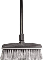 Harper Brush - 10" OAL, Vehicle Wash Brush - Black Flagged Plastic Bristles, 22-1/4" Trim Length, 54" Handle - Industrial Tool & Supply