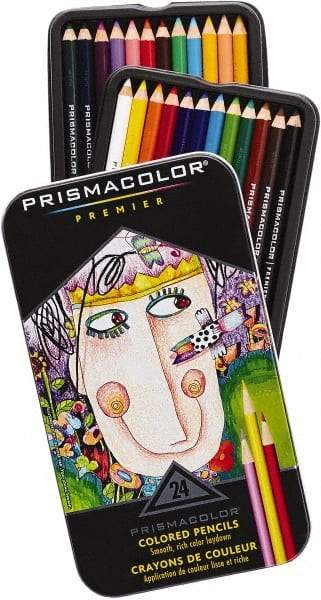 Prismacolor - Premier Colored Pencil - Assorted Colors - Industrial Tool & Supply