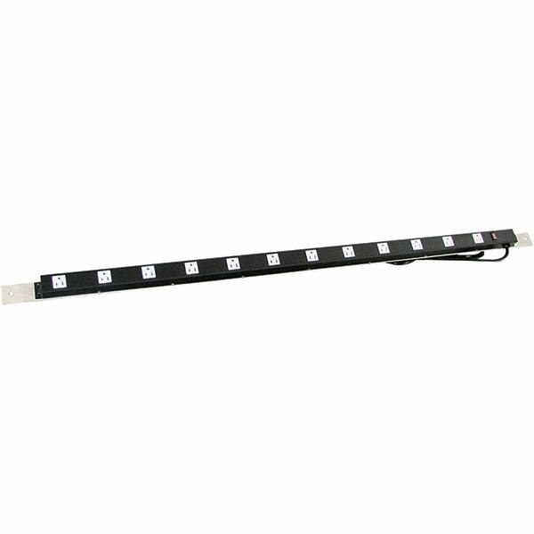 Proline - Workbench & Workstation Power Bar - 2" Deep, Use with 60" Proline Bench - Industrial Tool & Supply