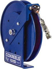 CoxReels - 5/32 Inch x 100 Ft. Stranded Cable Grounding Reel - Hand Crank Reel, Stainless Steel Cable - Industrial Tool & Supply