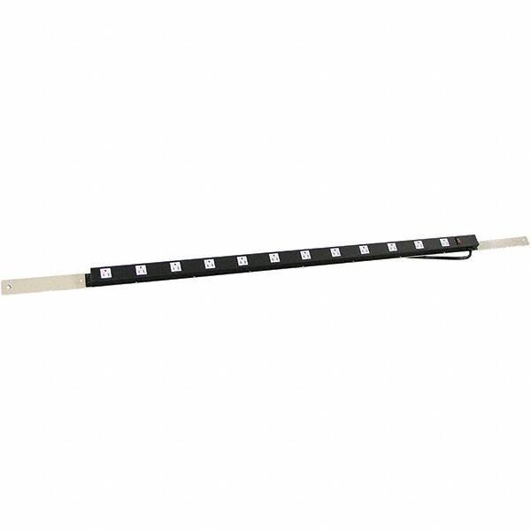 Proline - Workbench & Workstation Power Bar - 2" Deep, Use with 72" Proline Bench - Industrial Tool & Supply