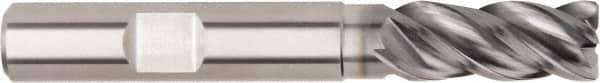 Kennametal - 20mm, 4 Flute, Single End, Solid Carbide, Corner Chamfer End Mill - 104mm OAL, 38° Helix, Right Hand Flute, 38mm LOC, Right Hand Cut, 60mm Extended Reach - Industrial Tool & Supply