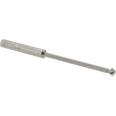 Accupro - 3/16° 3/16" Cut Diam, 0.093" Cut Width, 3/16" Shank, Solid Carbide Double-Angle Cutter - Industrial Tool & Supply