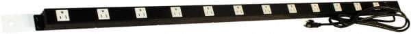 Proline - Workbench & Workstation Power Bar - 2" Deep, Use with 60" Proline Bench - Industrial Tool & Supply