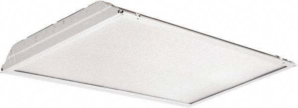 Lithonia Lighting - 0 Lamps, 39 Watts, 2' x 4', LED Lamp Troffer - 120/277 Volt, Dimmable, Acrylic Diffuser, Steel Troffer - Industrial Tool & Supply