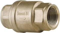 BONOMI - 1" Stainless Steel Check Valve - Spring Check, NPT, 800 WOG - Industrial Tool & Supply