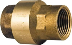 BONOMI - 2" Brass Check Valve - Spring Check, NPT, 400 WOG - Industrial Tool & Supply