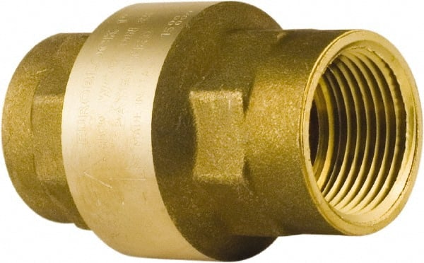 BONOMI - 4" Lead Free Brass Check Valve - Exact Industrial Supply