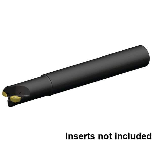 Kennametal - 1-1/4" Cut Diam, 2.5mm Max Depth, 1-1/4" Shank Diam, Cylindrical Shank Indexable High-Feed End Mill - Screw Holding Method, XD..120508 Insert, 7792VXD12 Toolholder, Through Coolant - Industrial Tool & Supply