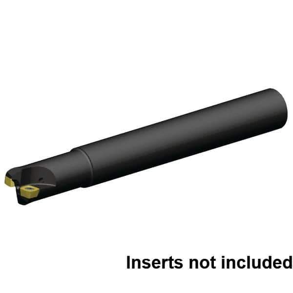 Kennametal - 25mm Cut Diam, 1.5mm Max Depth, 25mm Shank Diam, Cylindrical Shank Indexable High-Feed End Mill - Screw Holding Method, XD..090408 Insert, 7792VXD09 Toolholder, Through Coolant - Industrial Tool & Supply