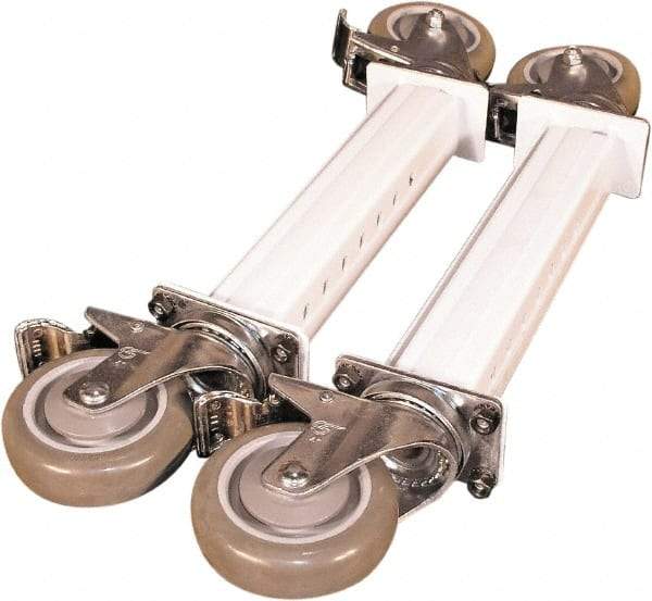 Proline - Workbench & Workstation Caster Set - 4" Deep, Use with Proline Models HD and LHD - Industrial Tool & Supply