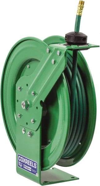 CoxReels - 50' Spring Retractable Hose Reel - 300 psi, Hose Included - Industrial Tool & Supply