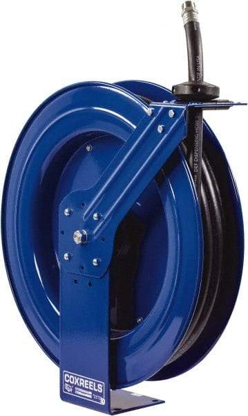 CoxReels - 50' Spring Retractable Hose Reel - 300 psi, Hose Included - Industrial Tool & Supply