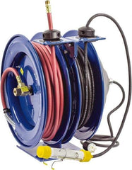 CoxReels - 50' Spring Retractable Hose Reel - 300 psi, Hose Included - Industrial Tool & Supply