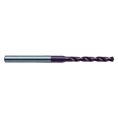 #54 Dia. x #54 Shank × 1 mm Flute Length × 38 mm OAL, 118°, TiAlN, Solid Carbide Drill - Industrial Tool & Supply