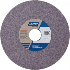 Norton - 7" Diam x 1-1/4" Hole x 1/4" Thick, K Hardness, 80 Grit Surface Grinding Wheel - Aluminum Oxide, Type 1, Medium Grade, Vitrified Bond - Industrial Tool & Supply