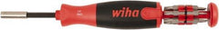Wiha - 13 Piece, 1/4" Drive Screwdriver SoftFinish Handle Bit Set - T5 to T40 Torx - Industrial Tool & Supply