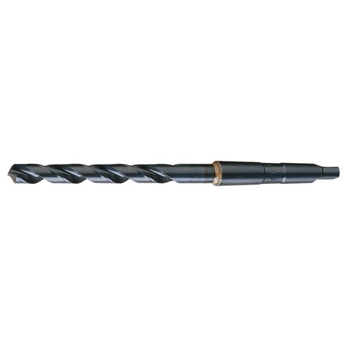 25/64 RHS / RHC HSS 118 Degree Radial Point General Purpose Taper Shank Drill - Steam Oxide - Exact Industrial Supply