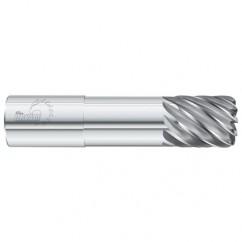 5/8 Dia. x 4 Overall Length 4-Flute .090 C/R Solid Carbide SE End Mill-Round Shank-Center Cut-Uncoated - Industrial Tool & Supply