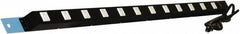 Proline - Workbench & Workstation Power Bar - 2" Deep, Use with 60" Proline Bench - Industrial Tool & Supply