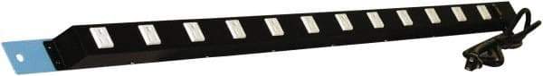 Proline - Workbench & Workstation Power Bar - 2" Deep, Use with 72" Proline Bench - Industrial Tool & Supply
