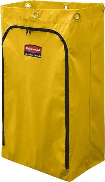 Rubbermaid - 24 Gal Vinyl Janitor Cart Bag - 10-1/2" Width - Industrial Tool & Supply